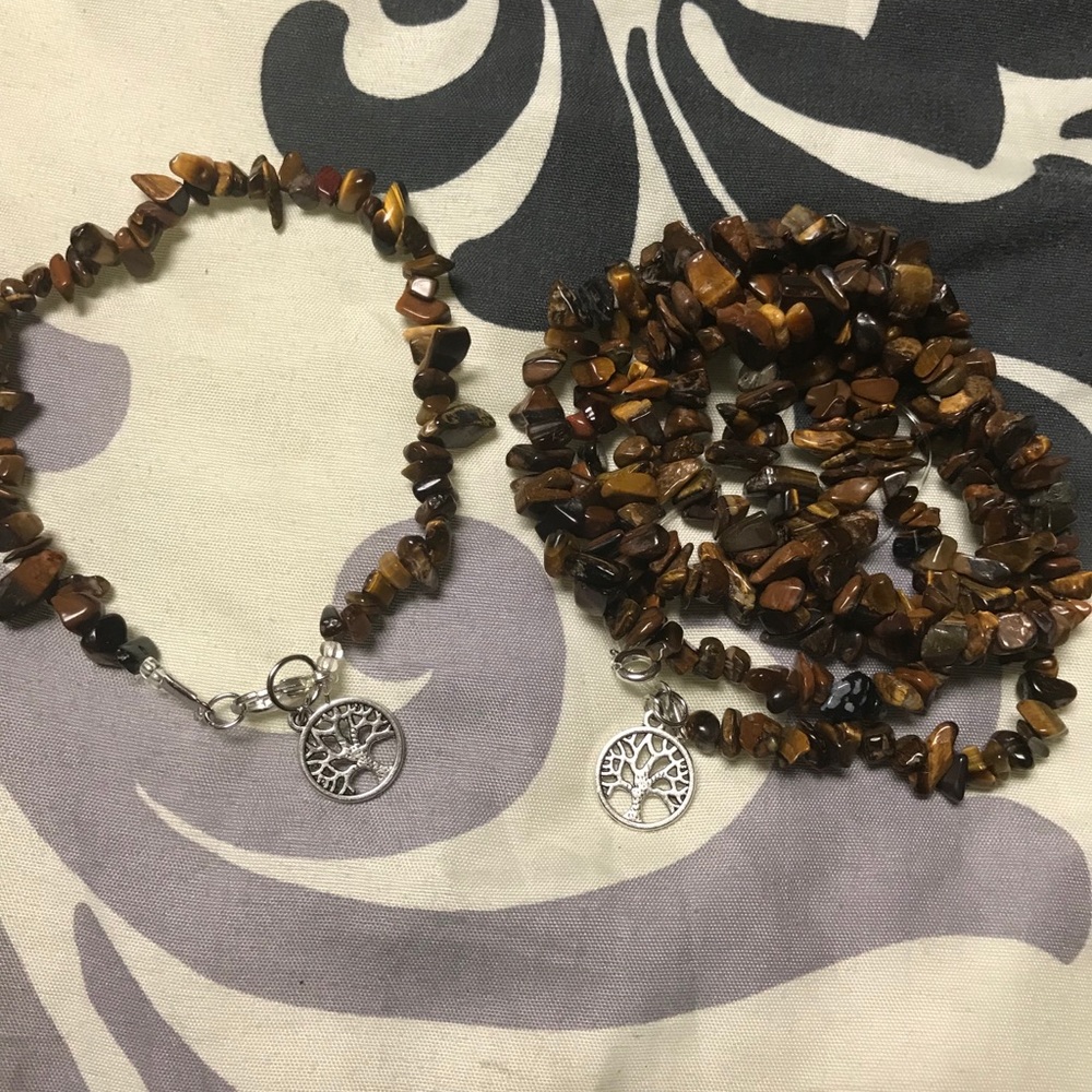Wait beads and Anklet Set